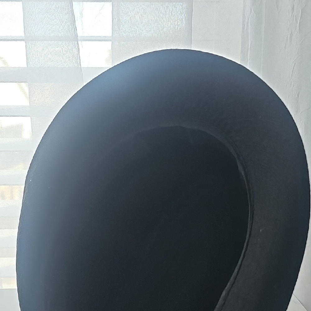Attention Black Fedora Hat - Picture 3 of 3